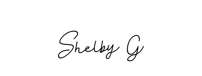 It looks lik you need a new signature style for name Shelby G. Design unique handwritten (BallpointsItalic-DORy9) signature with our free signature maker in just a few clicks. Shelby G signature style 11 images and pictures png