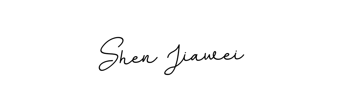 Shen Jiawei stylish signature style. Best Handwritten Sign (BallpointsItalic-DORy9) for my name. Handwritten Signature Collection Ideas for my name Shen Jiawei. Shen Jiawei signature style 11 images and pictures png