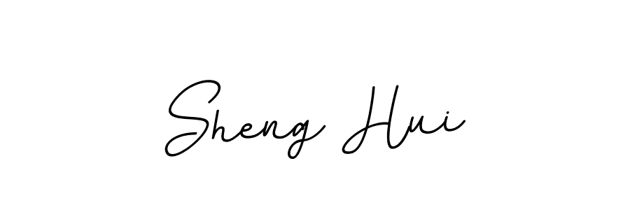 This is the best signature style for the Sheng Hui name. Also you like these signature font (BallpointsItalic-DORy9). Mix name signature. Sheng Hui signature style 11 images and pictures png
