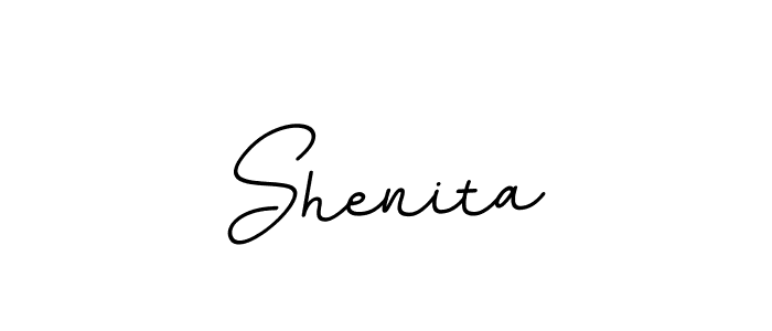 Make a beautiful signature design for name Shenita. With this signature (BallpointsItalic-DORy9) style, you can create a handwritten signature for free. Shenita signature style 11 images and pictures png