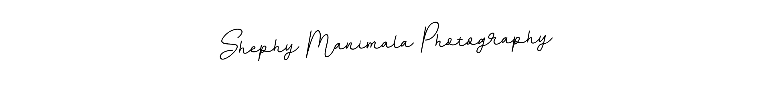 Design your own signature with our free online signature maker. With this signature software, you can create a handwritten (BallpointsItalic-DORy9) signature for name Shephy Manimala Photography. Shephy Manimala Photography signature style 11 images and pictures png