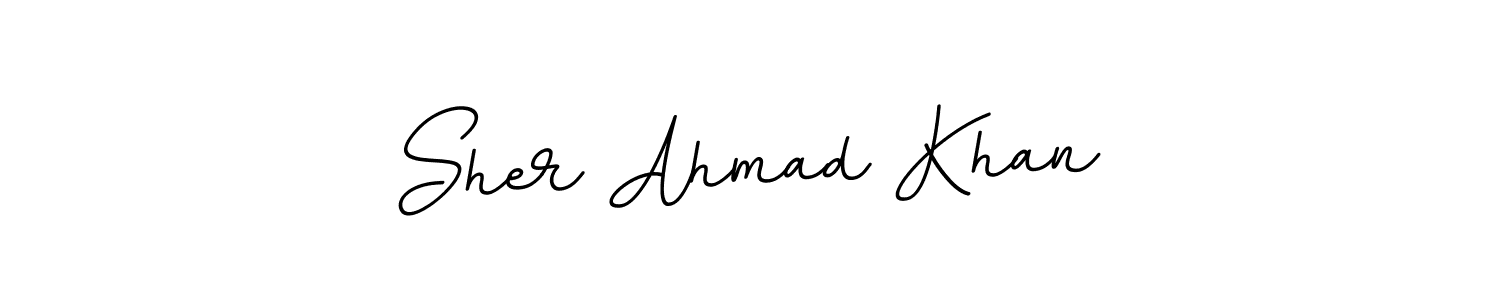 Also we have Sher Ahmad Khan name is the best signature style. Create professional handwritten signature collection using BallpointsItalic-DORy9 autograph style. Sher Ahmad Khan signature style 11 images and pictures png