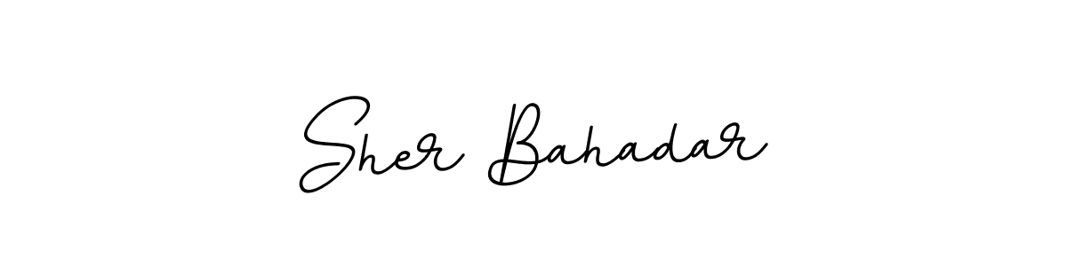 Also we have Sher Bahadar name is the best signature style. Create professional handwritten signature collection using BallpointsItalic-DORy9 autograph style. Sher Bahadar signature style 11 images and pictures png