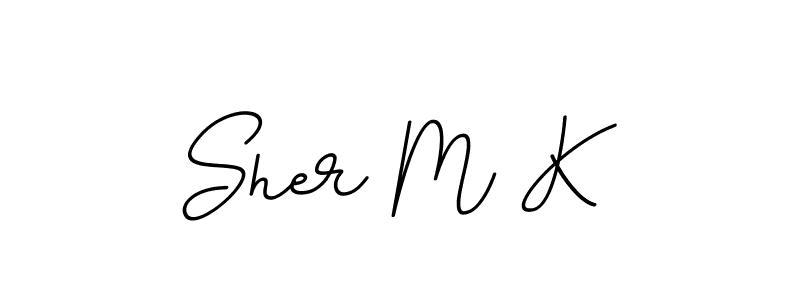 Similarly BallpointsItalic-DORy9 is the best handwritten signature design. Signature creator online .You can use it as an online autograph creator for name Sher M K. Sher M K signature style 11 images and pictures png