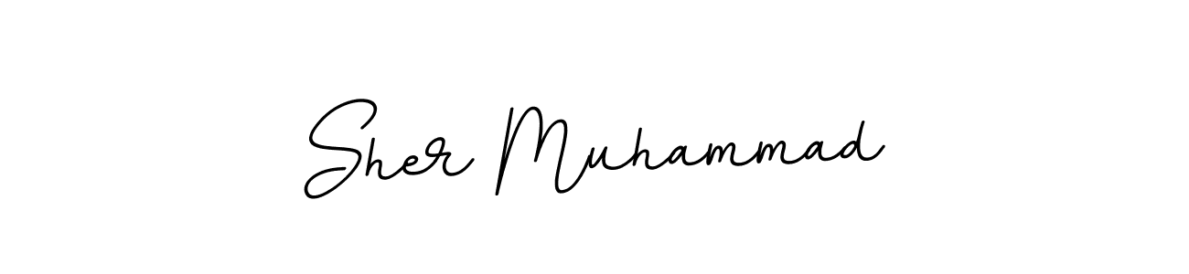 How to make Sher Muhammad signature? BallpointsItalic-DORy9 is a professional autograph style. Create handwritten signature for Sher Muhammad name. Sher Muhammad signature style 11 images and pictures png