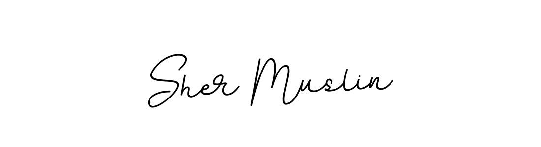 Also we have Sher Muslin name is the best signature style. Create professional handwritten signature collection using BallpointsItalic-DORy9 autograph style. Sher Muslin signature style 11 images and pictures png