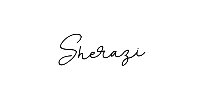 Use a signature maker to create a handwritten signature online. With this signature software, you can design (BallpointsItalic-DORy9) your own signature for name Sherazi. Sherazi signature style 11 images and pictures png