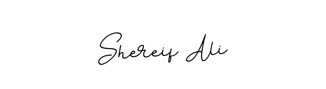 Use a signature maker to create a handwritten signature online. With this signature software, you can design (BallpointsItalic-DORy9) your own signature for name Shereif Ali. Shereif Ali signature style 11 images and pictures png