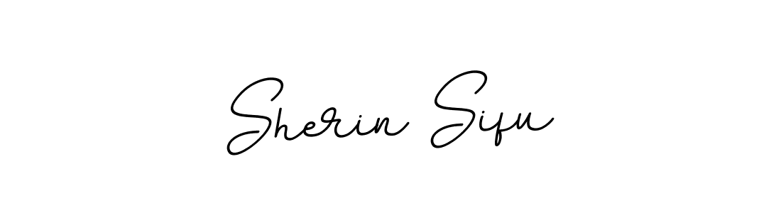 Use a signature maker to create a handwritten signature online. With this signature software, you can design (BallpointsItalic-DORy9) your own signature for name Sherin Sifu. Sherin Sifu signature style 11 images and pictures png