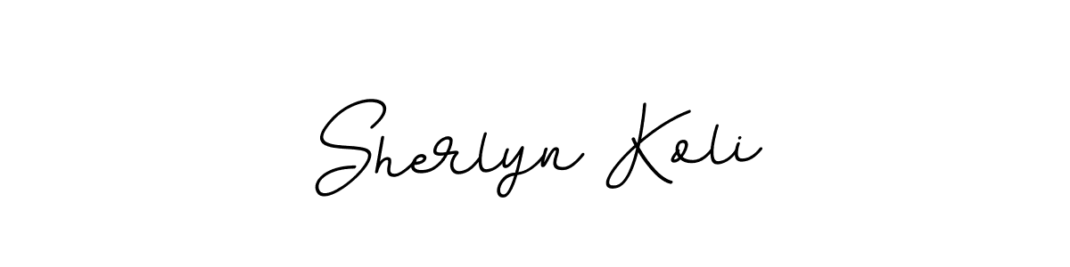 Similarly BallpointsItalic-DORy9 is the best handwritten signature design. Signature creator online .You can use it as an online autograph creator for name Sherlyn Koli. Sherlyn Koli signature style 11 images and pictures png