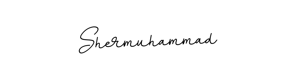 Shermuhammad stylish signature style. Best Handwritten Sign (BallpointsItalic-DORy9) for my name. Handwritten Signature Collection Ideas for my name Shermuhammad. Shermuhammad signature style 11 images and pictures png