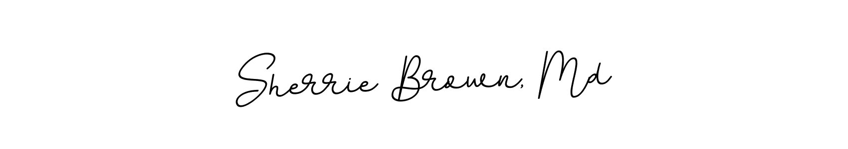if you are searching for the best signature style for your name Sherrie Brown, Md. so please give up your signature search. here we have designed multiple signature styles  using BallpointsItalic-DORy9. Sherrie Brown, Md signature style 11 images and pictures png