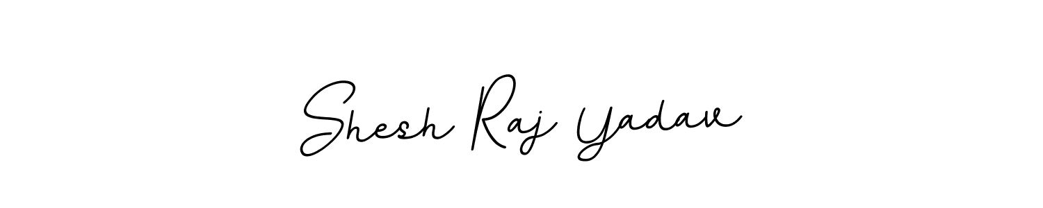 Use a signature maker to create a handwritten signature online. With this signature software, you can design (BallpointsItalic-DORy9) your own signature for name Shesh Raj Yadav. Shesh Raj Yadav signature style 11 images and pictures png