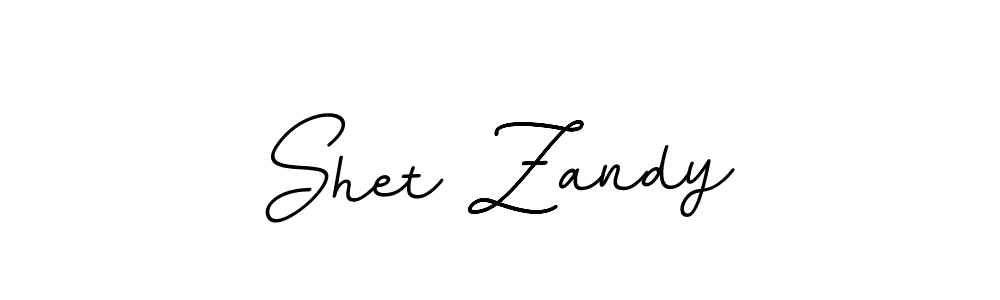 How to make Shet Zandy name signature. Use BallpointsItalic-DORy9 style for creating short signs online. This is the latest handwritten sign. Shet Zandy signature style 11 images and pictures png