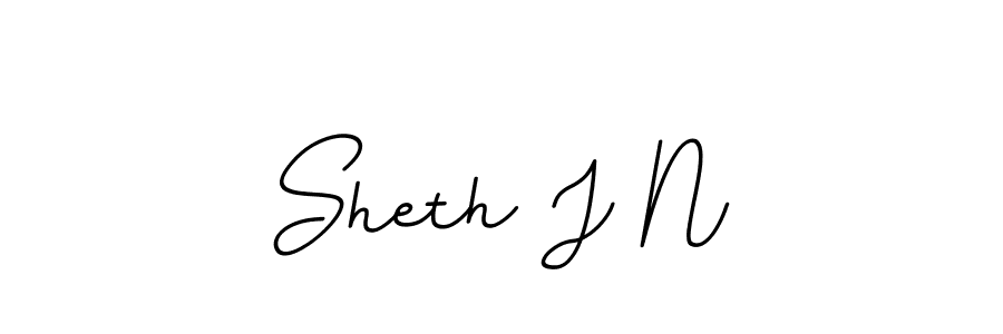 Sheth J N stylish signature style. Best Handwritten Sign (BallpointsItalic-DORy9) for my name. Handwritten Signature Collection Ideas for my name Sheth J N. Sheth J N signature style 11 images and pictures png