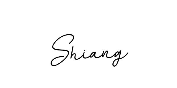 How to make Shiang name signature. Use BallpointsItalic-DORy9 style for creating short signs online. This is the latest handwritten sign. Shiang signature style 11 images and pictures png