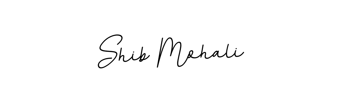 Use a signature maker to create a handwritten signature online. With this signature software, you can design (BallpointsItalic-DORy9) your own signature for name Shib Mohali. Shib Mohali signature style 11 images and pictures png