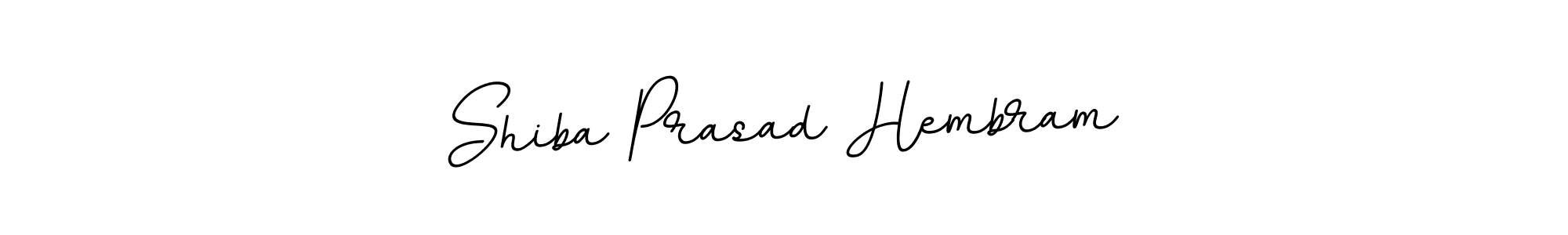Design your own signature with our free online signature maker. With this signature software, you can create a handwritten (BallpointsItalic-DORy9) signature for name Shiba Prasad Hembram. Shiba Prasad Hembram signature style 11 images and pictures png