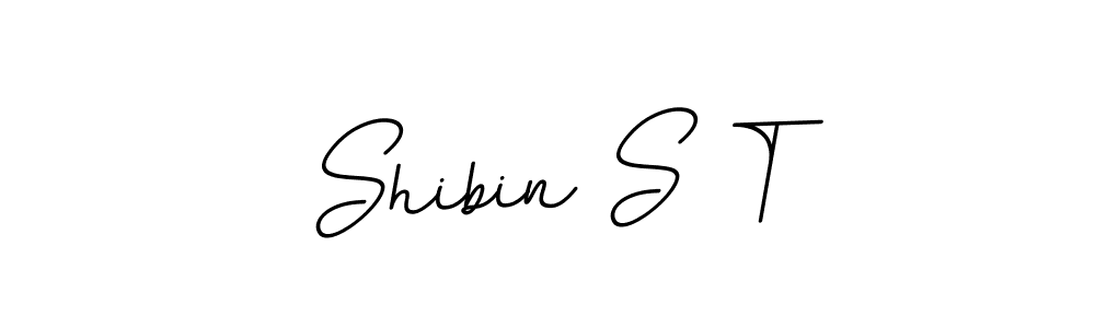 Make a beautiful signature design for name Shibin S T. Use this online signature maker to create a handwritten signature for free. Shibin S T signature style 11 images and pictures png