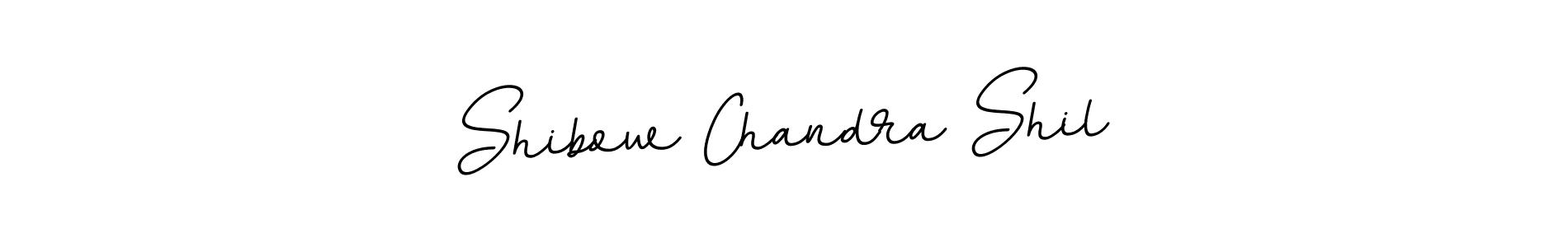 Use a signature maker to create a handwritten signature online. With this signature software, you can design (BallpointsItalic-DORy9) your own signature for name Shibow Chandra Shil. Shibow Chandra Shil signature style 11 images and pictures png