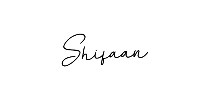 Use a signature maker to create a handwritten signature online. With this signature software, you can design (BallpointsItalic-DORy9) your own signature for name Shifaan. Shifaan signature style 11 images and pictures png