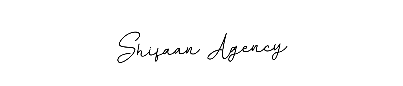 Also You can easily find your signature by using the search form. We will create Shifaan Agency name handwritten signature images for you free of cost using BallpointsItalic-DORy9 sign style. Shifaan Agency signature style 11 images and pictures png