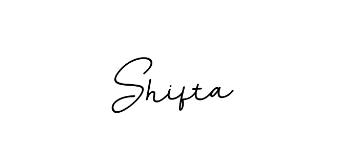 How to make Shifta  name signature. Use BallpointsItalic-DORy9 style for creating short signs online. This is the latest handwritten sign. Shifta  signature style 11 images and pictures png