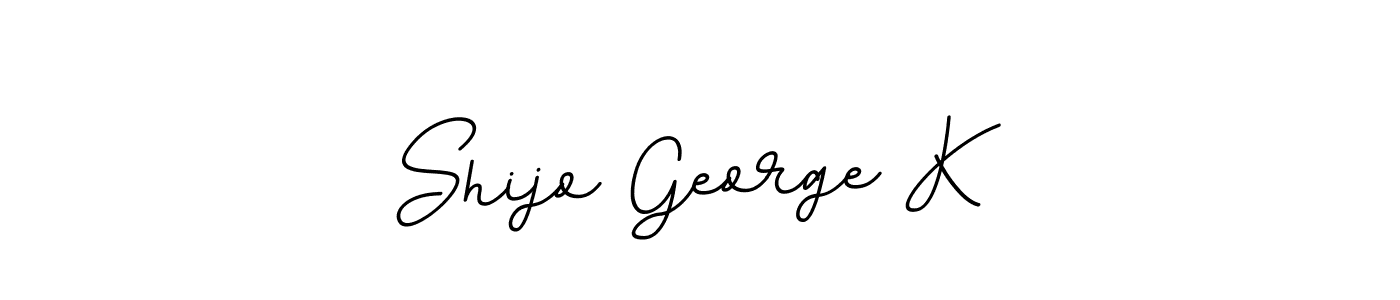 Shijo George K stylish signature style. Best Handwritten Sign (BallpointsItalic-DORy9) for my name. Handwritten Signature Collection Ideas for my name Shijo George K. Shijo George K signature style 11 images and pictures png