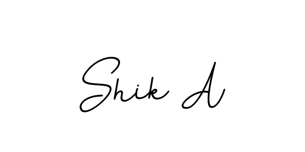 Shik A stylish signature style. Best Handwritten Sign (BallpointsItalic-DORy9) for my name. Handwritten Signature Collection Ideas for my name Shik A. Shik A signature style 11 images and pictures png