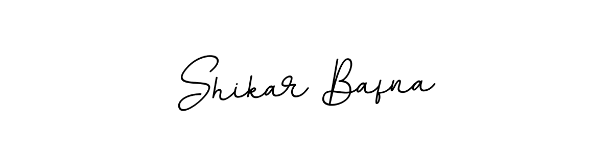 Use a signature maker to create a handwritten signature online. With this signature software, you can design (BallpointsItalic-DORy9) your own signature for name Shikar Bafna. Shikar Bafna signature style 11 images and pictures png