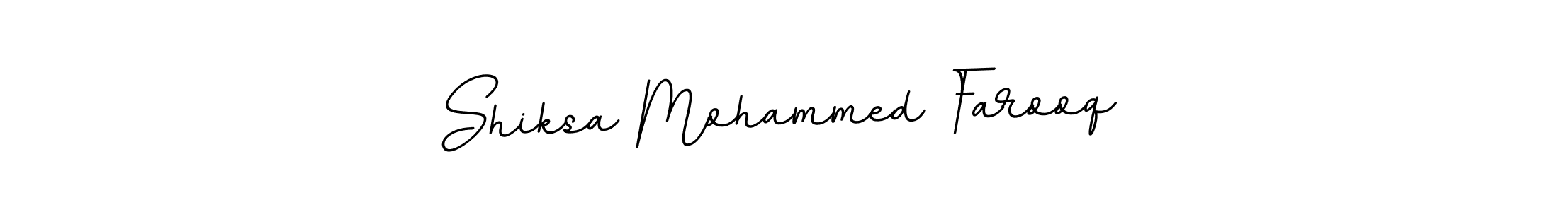 Shiksa Mohammed Farooq stylish signature style. Best Handwritten Sign (BallpointsItalic-DORy9) for my name. Handwritten Signature Collection Ideas for my name Shiksa Mohammed Farooq. Shiksa Mohammed Farooq signature style 11 images and pictures png