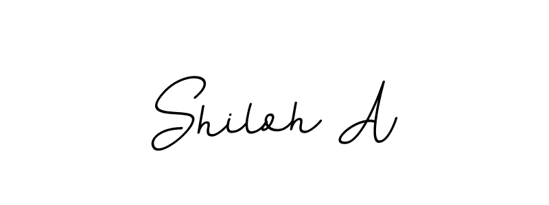 The best way (BallpointsItalic-DORy9) to make a short signature is to pick only two or three words in your name. The name Shiloh A include a total of six letters. For converting this name. Shiloh A signature style 11 images and pictures png