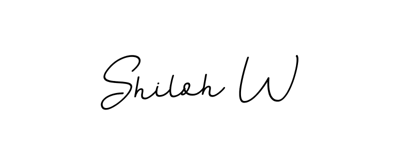 if you are searching for the best signature style for your name Shiloh W. so please give up your signature search. here we have designed multiple signature styles  using BallpointsItalic-DORy9. Shiloh W signature style 11 images and pictures png