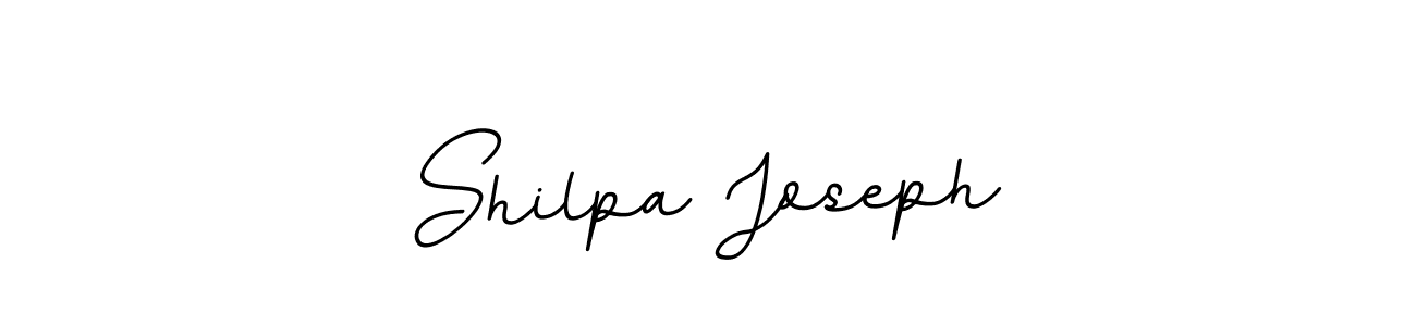 Use a signature maker to create a handwritten signature online. With this signature software, you can design (BallpointsItalic-DORy9) your own signature for name Shilpa Joseph. Shilpa Joseph signature style 11 images and pictures png