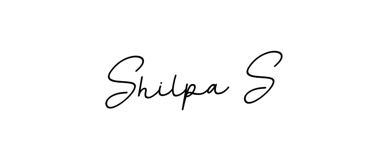 Make a beautiful signature design for name Shilpa S. With this signature (BallpointsItalic-DORy9) style, you can create a handwritten signature for free. Shilpa S signature style 11 images and pictures png