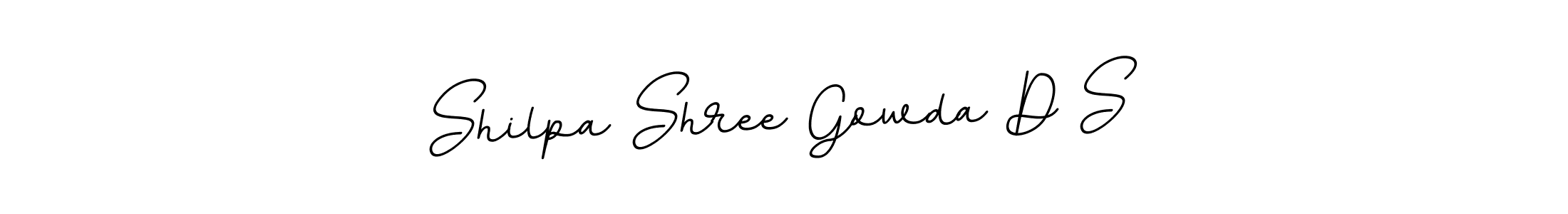 Make a beautiful signature design for name Shilpa Shree Gowda D S. Use this online signature maker to create a handwritten signature for free. Shilpa Shree Gowda D S signature style 11 images and pictures png