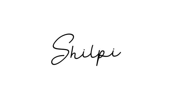 Use a signature maker to create a handwritten signature online. With this signature software, you can design (BallpointsItalic-DORy9) your own signature for name Shilpi. Shilpi signature style 11 images and pictures png