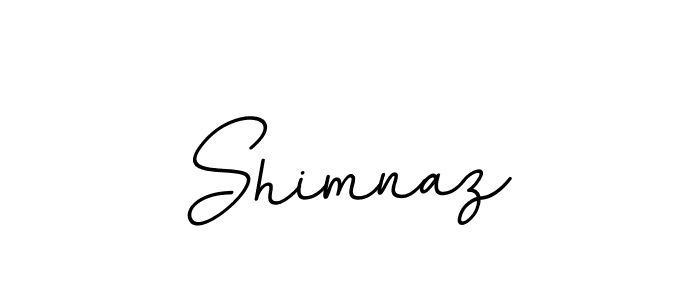 Make a beautiful signature design for name Shimnaz. With this signature (BallpointsItalic-DORy9) style, you can create a handwritten signature for free. Shimnaz signature style 11 images and pictures png