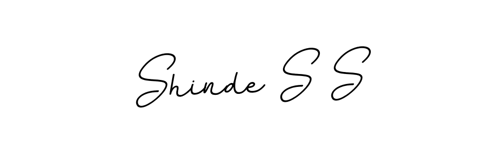 It looks lik you need a new signature style for name Shinde S S. Design unique handwritten (BallpointsItalic-DORy9) signature with our free signature maker in just a few clicks. Shinde S S signature style 11 images and pictures png