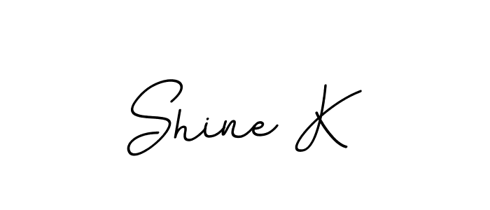 Use a signature maker to create a handwritten signature online. With this signature software, you can design (BallpointsItalic-DORy9) your own signature for name Shine K. Shine K signature style 11 images and pictures png