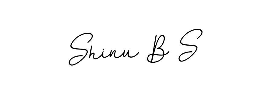 if you are searching for the best signature style for your name Shinu B S. so please give up your signature search. here we have designed multiple signature styles  using BallpointsItalic-DORy9. Shinu B S signature style 11 images and pictures png