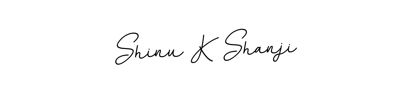 Create a beautiful signature design for name Shinu K Shanji. With this signature (BallpointsItalic-DORy9) fonts, you can make a handwritten signature for free. Shinu K Shanji signature style 11 images and pictures png