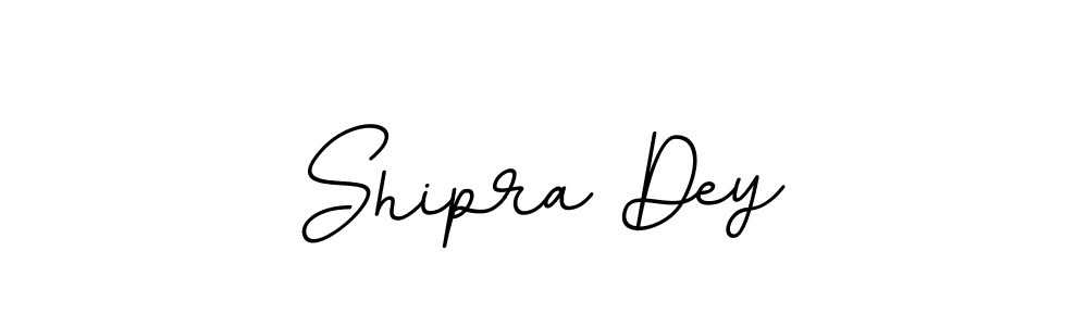 How to make Shipra Dey name signature. Use BallpointsItalic-DORy9 style for creating short signs online. This is the latest handwritten sign. Shipra Dey signature style 11 images and pictures png
