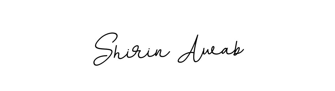 Create a beautiful signature design for name Shirin Awab. With this signature (BallpointsItalic-DORy9) fonts, you can make a handwritten signature for free. Shirin Awab signature style 11 images and pictures png