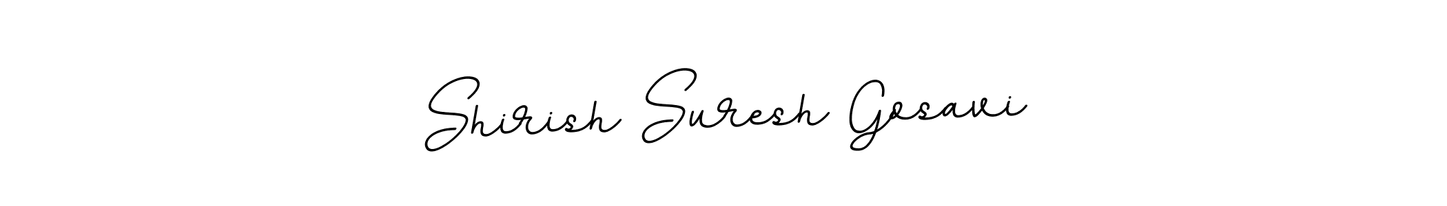 BallpointsItalic-DORy9 is a professional signature style that is perfect for those who want to add a touch of class to their signature. It is also a great choice for those who want to make their signature more unique. Get Shirish Suresh Gosavi name to fancy signature for free. Shirish Suresh Gosavi signature style 11 images and pictures png