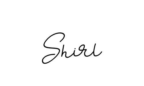 How to make Shirl name signature. Use BallpointsItalic-DORy9 style for creating short signs online. This is the latest handwritten sign. Shirl signature style 11 images and pictures png