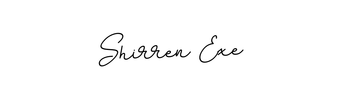 It looks lik you need a new signature style for name Shirren Exe. Design unique handwritten (BallpointsItalic-DORy9) signature with our free signature maker in just a few clicks. Shirren Exe signature style 11 images and pictures png