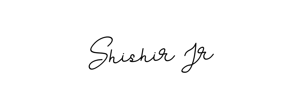 How to make Shishir Jr name signature. Use BallpointsItalic-DORy9 style for creating short signs online. This is the latest handwritten sign. Shishir Jr signature style 11 images and pictures png