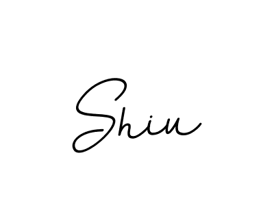 Design your own signature with our free online signature maker. With this signature software, you can create a handwritten (BallpointsItalic-DORy9) signature for name Shiu. Shiu signature style 11 images and pictures png