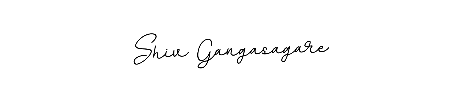 BallpointsItalic-DORy9 is a professional signature style that is perfect for those who want to add a touch of class to their signature. It is also a great choice for those who want to make their signature more unique. Get Shiv Gangasagare name to fancy signature for free. Shiv Gangasagare signature style 11 images and pictures png